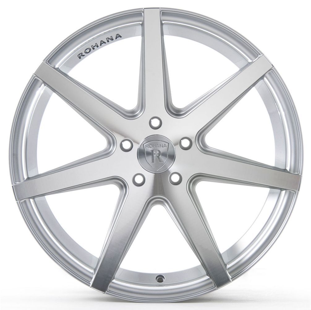 19x8.5 Rohana RC7 Machined Silver 5x120 15mm