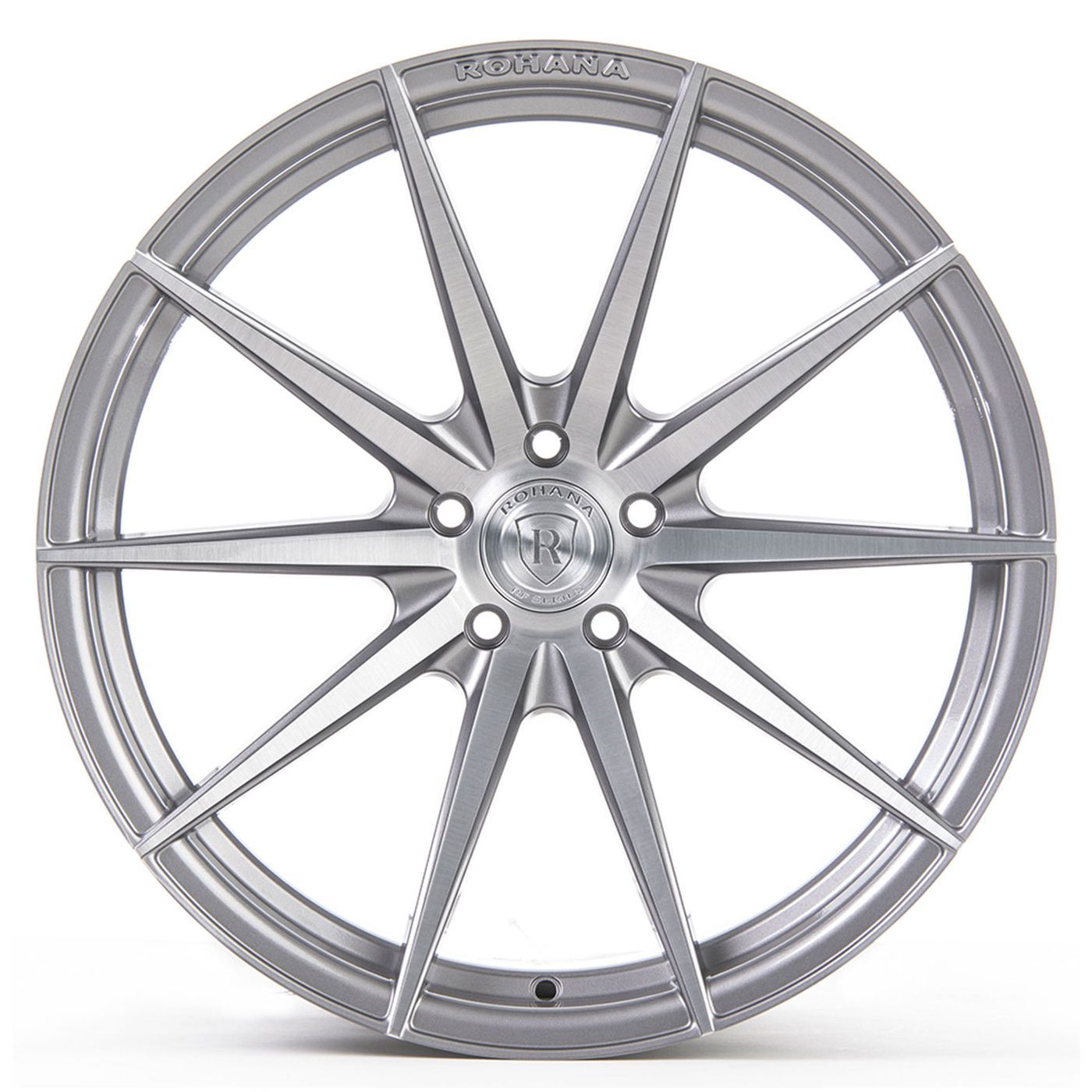 20x11 Rohana RFX1 Brushed Titanium (Cross Forged) (Deep Concave) 5x4.5/114.3 28mm