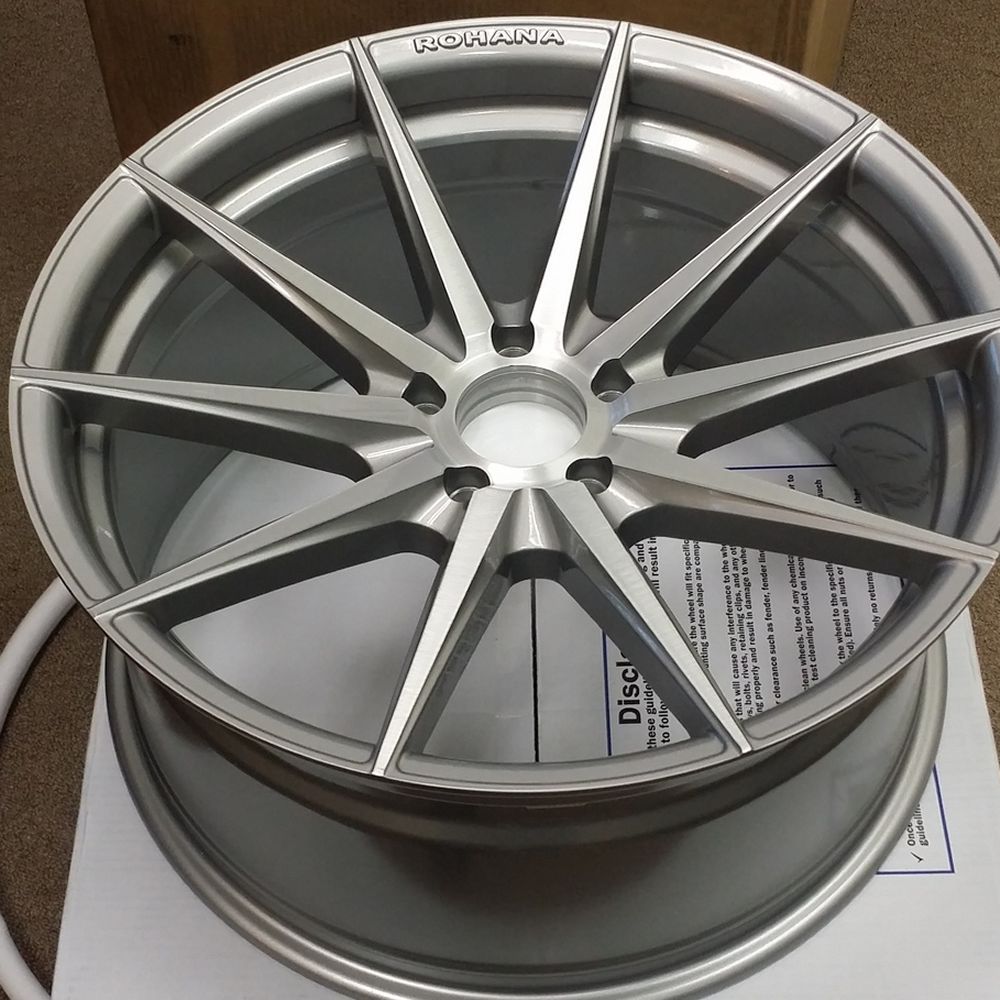 20x11 Rohana RFX1 Brushed Titanium (Cross Forged) 5x112 35mm