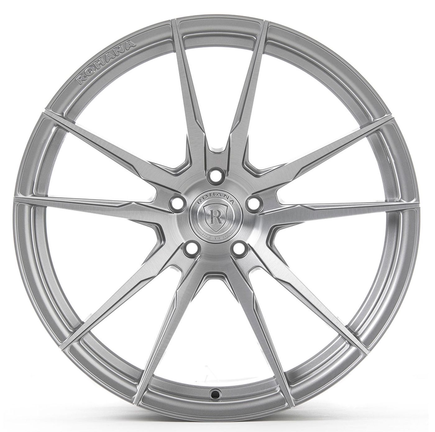 22x9 Rohana RFX2 Brushed Titanium (Cross Forged) 5x4.5/114.3 35mm