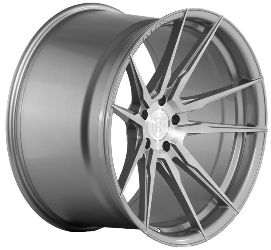 22x10.5 Rohana RFX2 Brushed Titanium (Cross Forged) 5x4.5/114.3 42mm