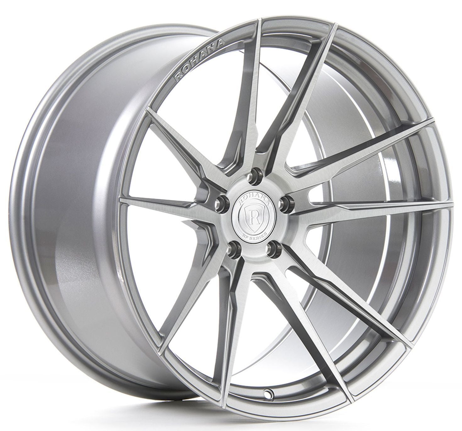 22x10.5 Rohana RFX2 Brushed Titanium (Cross Forged) 5x4.5/114.3 42mm