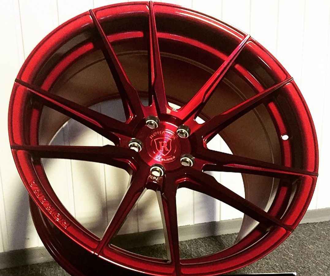 20x11 Rohana RFX2 Gloss Red (Cross Forged) (Mid Concave) 5x4.5/114.3 52mm