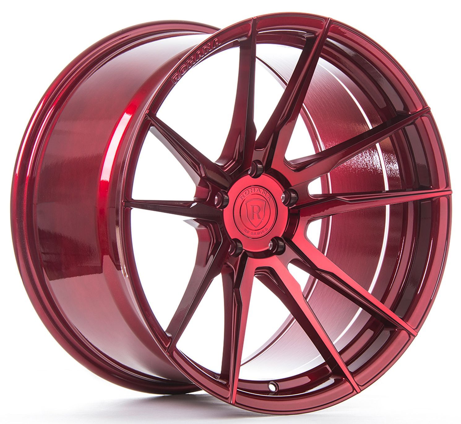 20x10 Rohana RFX2 Gloss Red (Cross Forged) 5x120 40mm