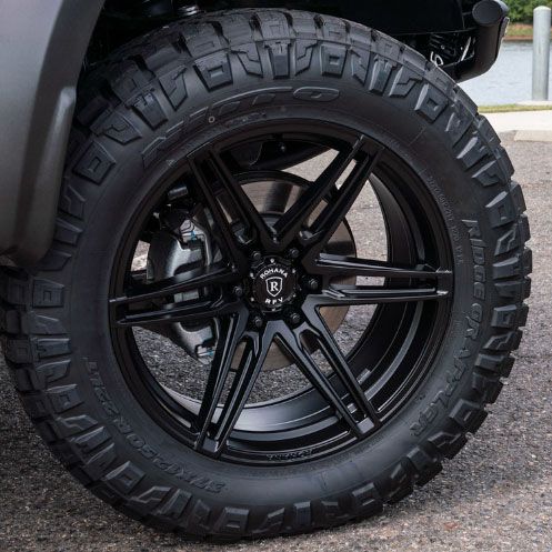 22x9.5 Rohana RFV1 Matte Black (Cross Forged) 6x135 22mm