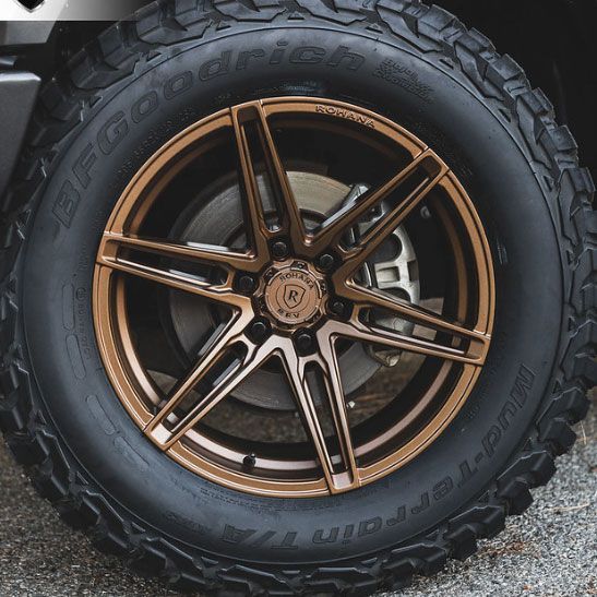 20x9.5 Rohana RFV1 Matte Bronze (Cross Forged) 6x135 18mm