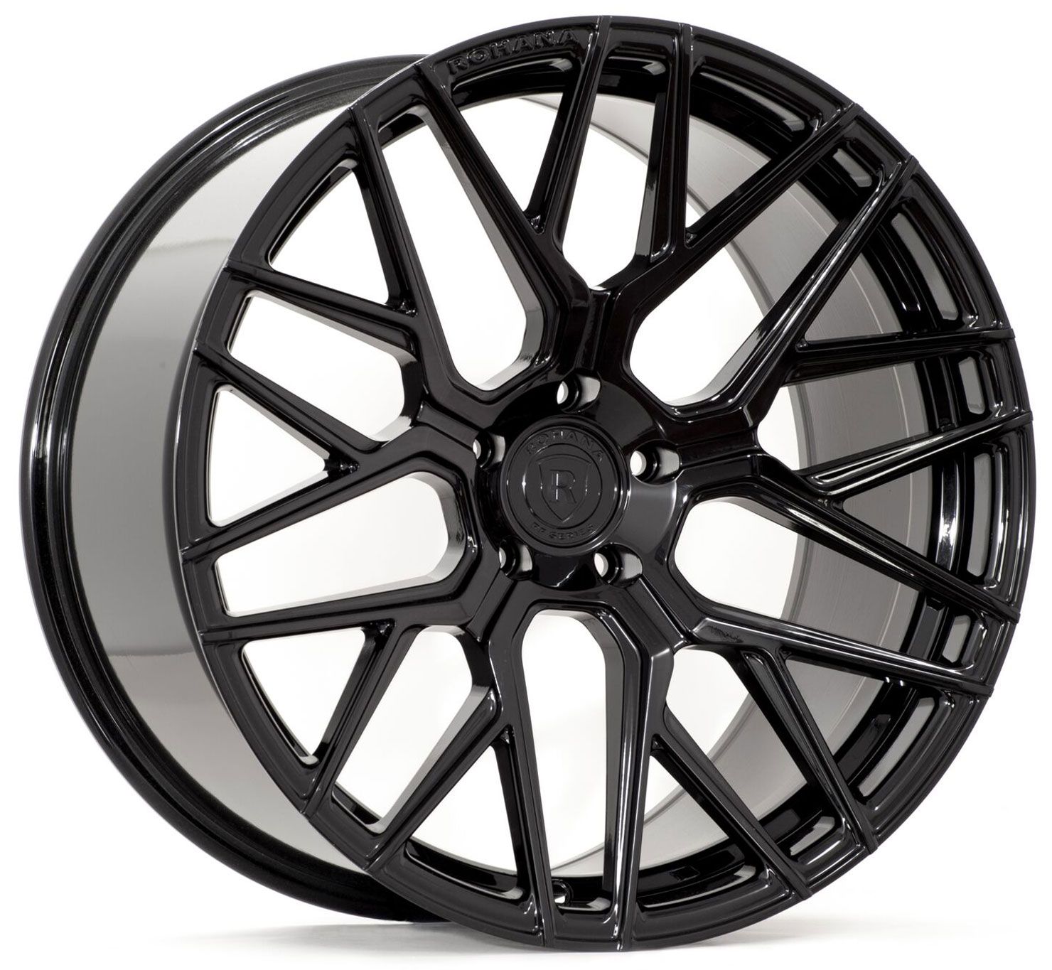 19x8.5 Rohana RFX10 Gloss Black (Cross Forged) 5x112 33mm