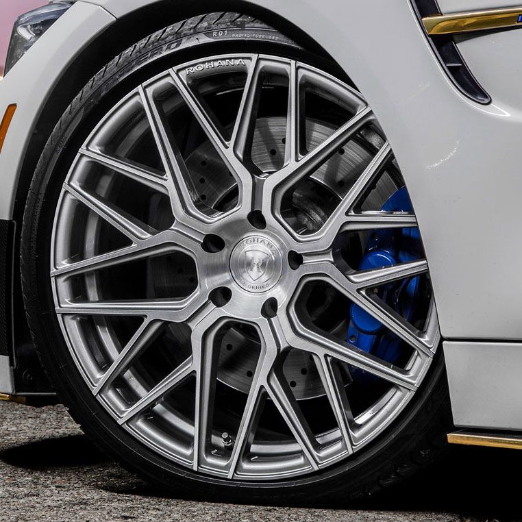 21x9 Rohana RFX10 Brushed Titanium (Cross Forged) 5x130 42mm