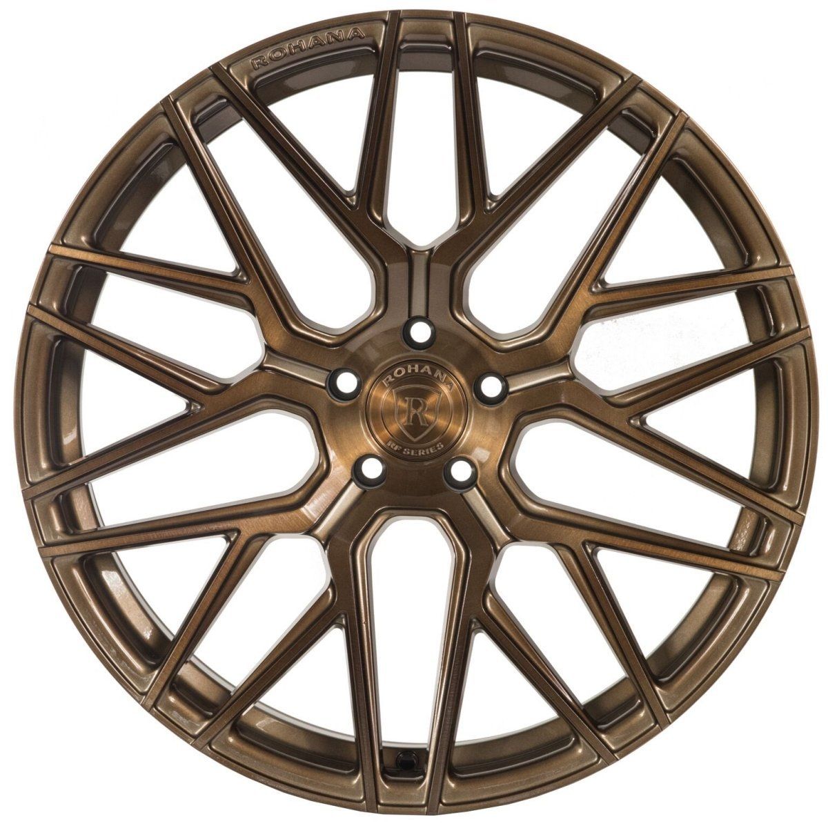 20x10 Rohana RFX10 Brushed Bronze (Cross Forged) 5x4.5/114.3 25mm