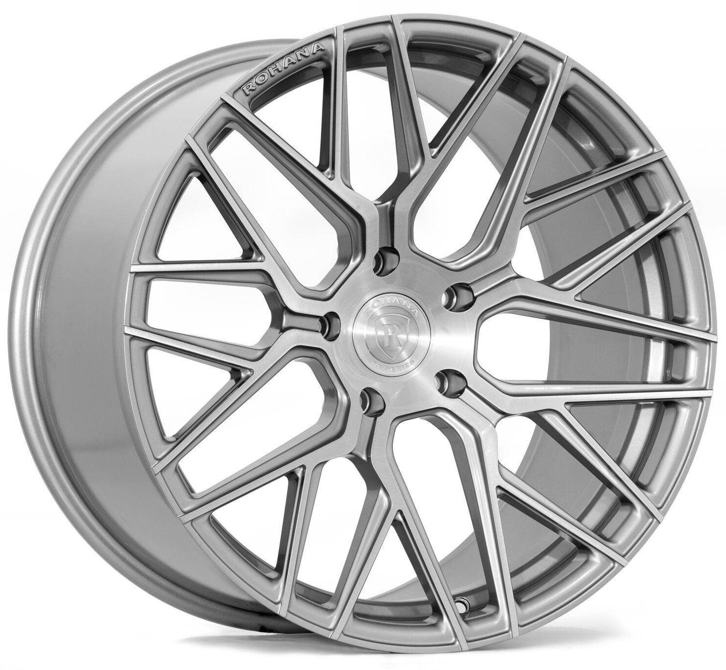 19x8.5 Rohana RFX10 Brushed Titanium (Cross Forged) 5x120 33mm