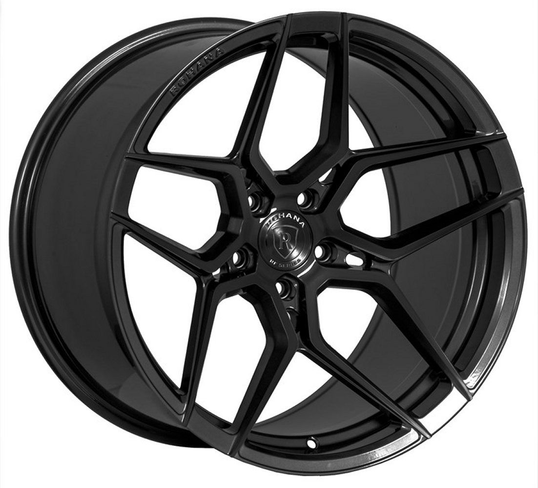 19x11 Rohana RFX11 Gloss Black (Cross Forged) (Super Deep Concave) 5x120 33mm