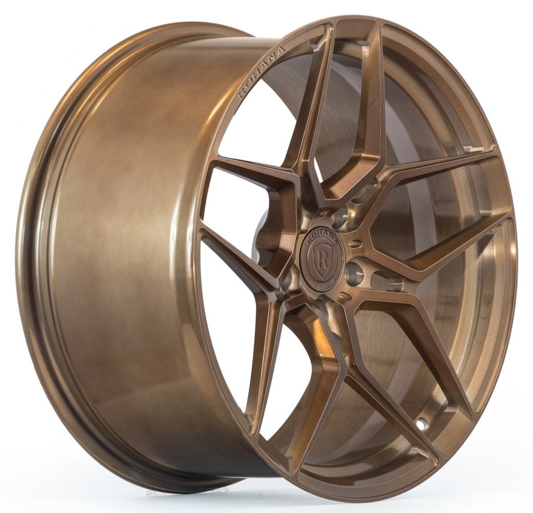 19x11 Rohana RFX11 Brushed Bronze (Cross Forged) (Super Deep Concave) 5x120 33mm