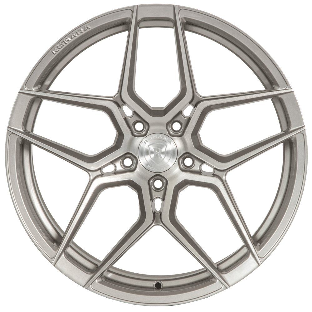 19x11 Rohana RFX11 Brushed Titanium (Cross Forged) (Super Deep Concave) 5x120 33mm