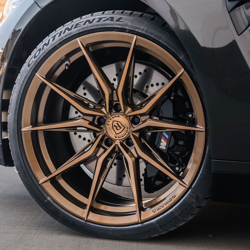 20x12 Rohana RFX13 Brushed Bronze (Cross Forged) (Extreme Deep Concave) 5x4.5/114.3 22mm