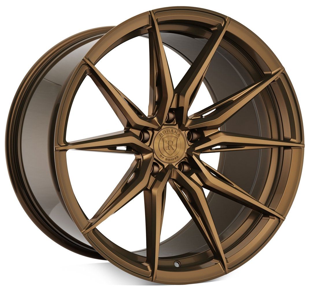 20x12 Rohana RFX13 Brushed Bronze (Cross Forged) (Extreme Deep Concave) 5x4.5/114.3 22mm