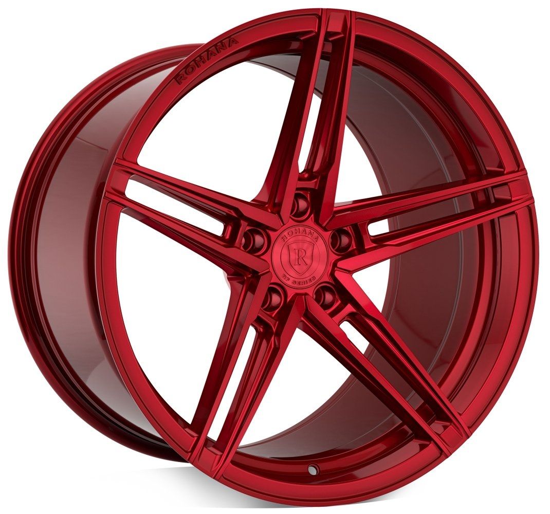 20x10 Rohana RFX15 Gloss Red (Cross Forged) (Deep Concave) 5x4.5/114.3 22mm