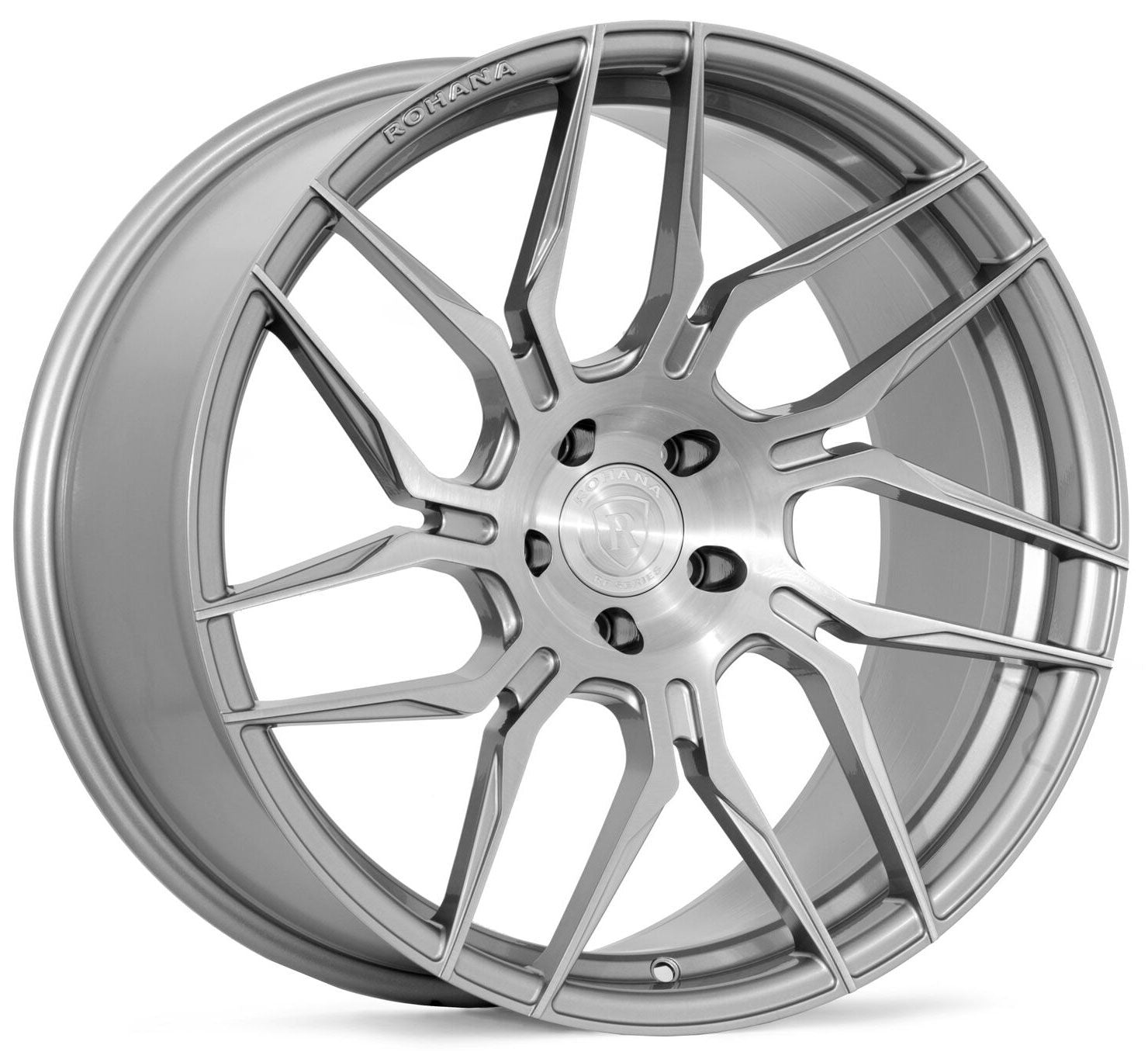 20x12 Rohana RFX7 Brushed Titanium (True Directional) (Cross Forged) (Right) 5x114 22mm